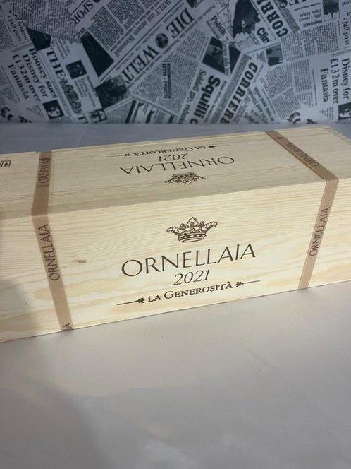 2021 Tenuta dell’Ornellaia, Ornellaia “ La Generosità “ -, Verzamelen, Wijnen