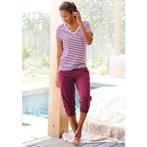 H.I.S Capripyjama met gestreept t-shirt en casual broek, Verzenden