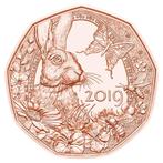 Oostenrijk 5 Euro Paashaas 2019, Verzenden