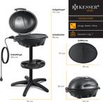 KESSER® Elektrische grill 2in1 tafelgrill - 2400 Watt - Zwar, Verzenden, Nieuw