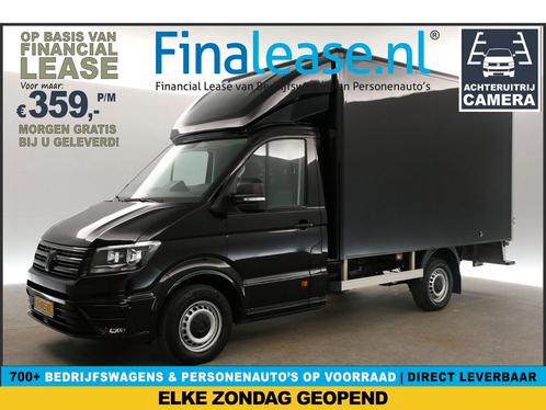 Volkswagen Crafter 35 2.0 TDI Bakwagen L3.80m 140PK €359pm, Auto's, Bestelauto's, Lease, Handgeschakeld, Diesel, Volkswagen, Zwart