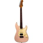 Jet Guitars JS-400 PKR elektrische gitaar - Roze, Ophalen of Verzenden, Nieuw