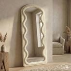 *WOONWINKEL* Teddy Spiegel Organische Vorm Creme, Huis en Inrichting, Woonaccessoires | Spiegels, Verzenden, Nieuw