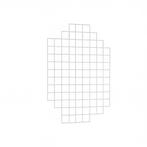 Italiaans design Wire Mesh display 1400 x 900 mm Wit - 7161, Zakelijke goederen, Kantoor en Winkelinrichting | Winkel en Inventaris