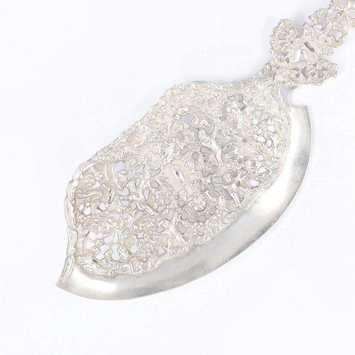 Ate de Groot Boersma (Sneek 1901) Pronkmodel XXL Visschep, Antiek en Kunst, Antiek | Goud en Zilver