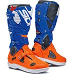 Crosslaarzen Sidi Crossfire 3 SRS - Oranje / Blauw, Motoren, Kleding | Motorkleding, Nieuw met kaartje, Laarzen