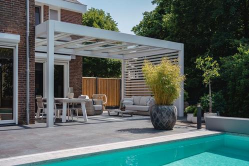 Platdak Glasveranda vrijstaand - LAAGSTE PRIJSGARANTIE, Tuin en Terras, Overkappingen, Nieuw, Veranda