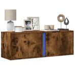vidaXL Tv-wandmeubel met LED-verlichting 100x31x35 cm, Huis en Inrichting, Kasten | Televisiemeubels, Verzenden, Nieuw, Overige houtsoorten