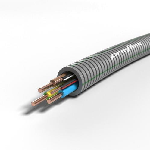 Preflex flexbuis VD draad 3 x 2,5 mm2 en 2 x 1,5 mm2 16mm –, Doe-het-zelf en Verbouw, Elektra en Kabels, Ophalen of Verzenden