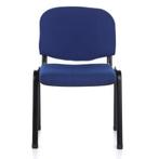 Vergaderstoel | Polyester | Blauw | 4 Stuks Per Pakket |, Verzenden, Nieuw