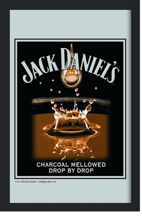 Jack Daniels drop by drop spiegel, Verzamelen, Merken en Reclamevoorwerpen, Nieuw, Ophalen of Verzenden