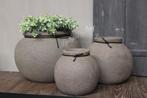 STILL ronde kruik Kendal leem 13 cm, Huis en Inrichting, Woonaccessoires | Vazen, Ophalen of Verzenden, Nieuw