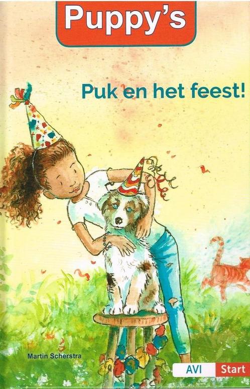 Puk en het feest! / AVI start 9789492482938 Martin Scherstra, Boeken, Kinderboeken | Jeugd | onder 10 jaar, Gelezen, Verzenden