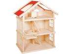 Goki Houten Poppenhuis XL, Kinderen en Baby's, Speelgoed | Poppenhuizen, Verzenden, Zo goed als nieuw
