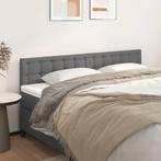 vidaXL Hoofdborden 2 st 90x5x78/88 cm kunstleer grijs, Verzenden, Nieuw, Grijs, Overige materialen