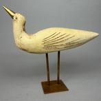 Ewa Budzowska - sculptuur, The bird - 24 cm - Goud,, Antiek en Kunst, Curiosa en Brocante