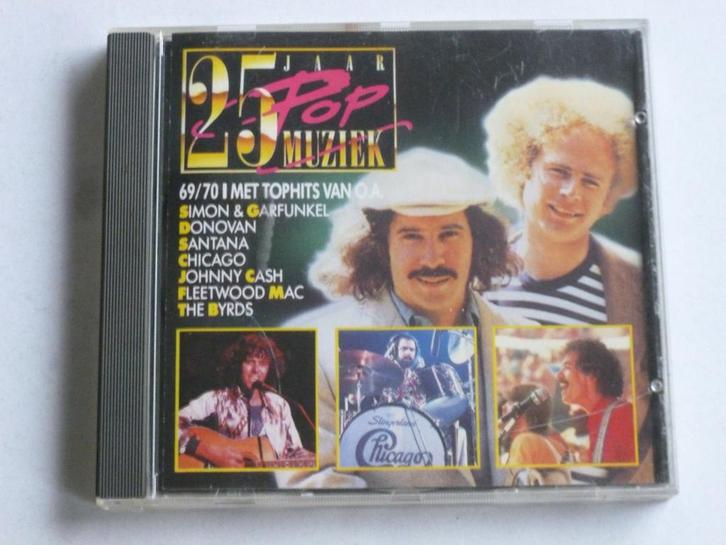 25 Jaar Popmuziek - 1969/70, Cd's en Dvd's, Cd's | Verzamelalbums, Zo goed als nieuw, Verzenden