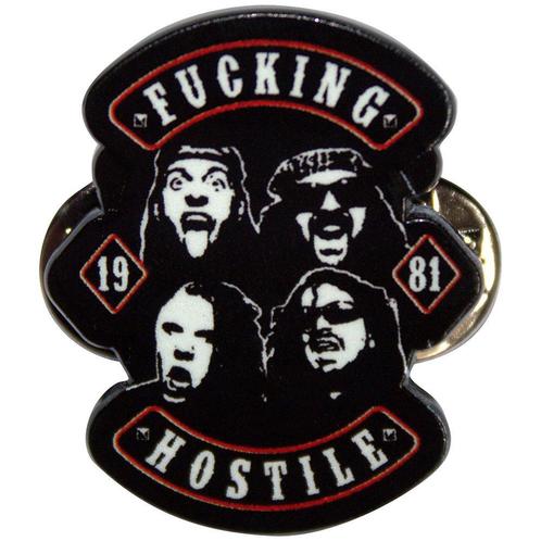 Pantera - Fucking Hostile - Pin officiële merchandise, Verzamelen, Muziek, Artiesten en Beroemdheden, Kleding, Nieuw, Ophalen of Verzenden