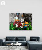 Xavier Van Walsem (1980) - Scrooge mcduck No risk bitcoin, Antiek en Kunst, Kunst | Schilderijen | Modern