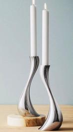 Kaarsenhouder (2) - RVS 18/10 - GEORG JENSEN ‘COBRA’