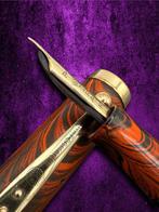 Pluma estilográfica - Watermans - Ideal No. 7 Red Ripple -, Verzamelen, Pennenverzamelingen, Nieuw