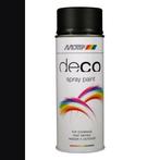 Motip Deco Paint Ral 9005 Diepzwart Zijdeglans 400 ml, Ophalen of Verzenden, Nieuw