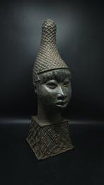 Prachtig hoofd van koningin Ifé - bini /edo - Nigeria, Antiek en Kunst