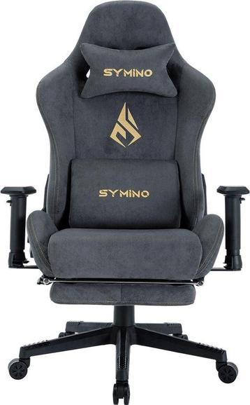 Hydrix® Gaming Stoel met Voetsteun - Ergonomisch - Grijs - beschikbaar voor biedingen