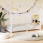 vidaXL Kinderbedframe massief grenenhout wit 70x140 cm, Verzenden, Nieuw