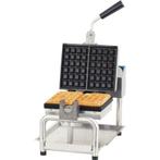 Wafelijzer | RVS | Draaibaar | 1.8kW | Bakplaat 6x4 |, Verzenden, Nieuw in verpakking