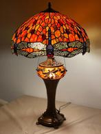 XXL Tiffany stijl tafellamp Studio Orange DRAGONFLY lamp met