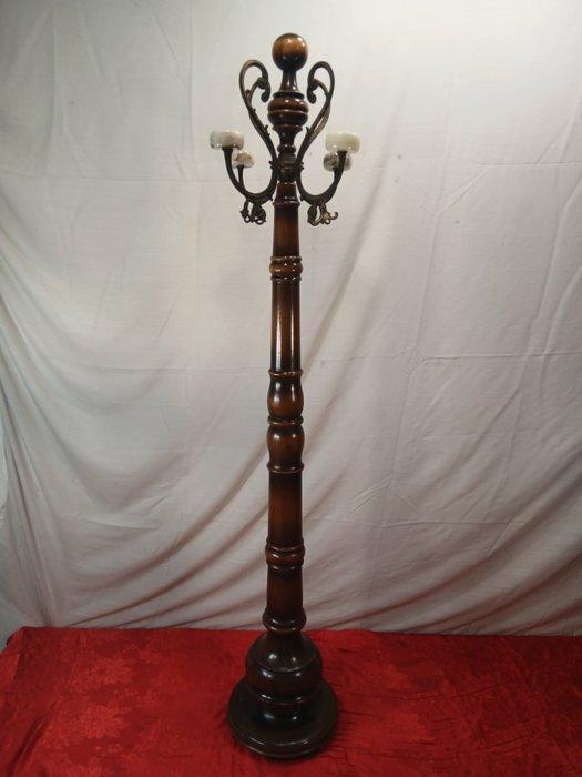Kapstok - hout, brons, onyx, Antiek en Kunst, Curiosa en Brocante