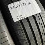 2 x Bridgestone Turanza T001 225-45-18 Zomerbanden 5,5mm, 18 inch, Gebruikt, Ophalen of Verzenden, Band(en)