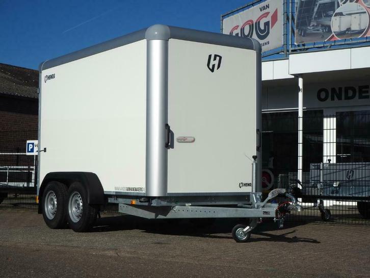 Henra gesloten bakwagen 315x158x190hoog 2700kg klep &amp; deuren, Auto diversen, Aanhangers en Bagagewagens, Nieuw, Ophalen of Verzenden