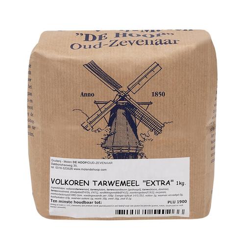 Molen de Hoop Volkoren Tarwemeel Extra 1kg, Hobby en Vrije tijd, Taarten en Cupcakes maken, Nieuw, Verzenden