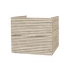 Onderkast BWS Elite 60x45x50 cm Met Horizontaal Reliëf Licht, Ophalen of Verzenden, Nieuw, Bad