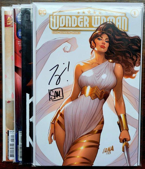 Lot 4 DC Comics Signed ! With COA s ! Combine Shipping - 4, Boeken, Strips | Comics
