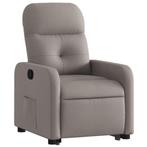 Sta-op-stoel verstelbaar stof taupe, Nieuw, Verzenden