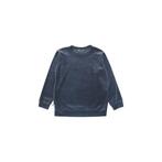 Sweater cotton velvet - navy - maten: 110/116, 74/80 - HEBE, Verzenden, Nieuw, HEBE