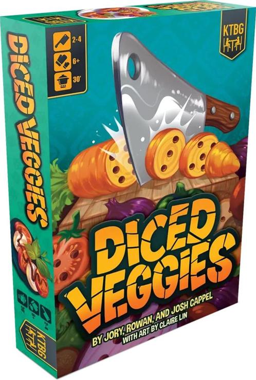 Diced Veggies - Board Game | Kids Table Board Games -, Hobby en Vrije tijd, Gezelschapsspellen | Bordspellen, Nieuw, Verzenden