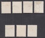 Nederland 1884 - Postbewijszegels - NVPH PW1/PW7, Postzegels en Munten, Postzegels | Nederland, Gestempeld