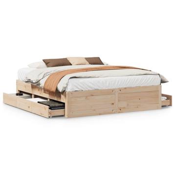 Bedframe 200x200 Grenen - Retourdeal - 35% Korting! beschikbaar voor biedingen