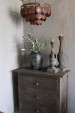 Aura Peeperkorn houten kandelaar Auray 37 cm, Huis en Inrichting, Woonaccessoires | Kandelaars en Kaarsen, Ophalen of Verzenden