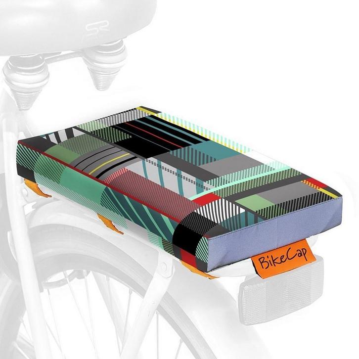 BikeCap Fietskussen Checks, Fietsen en Brommers, Fietsaccessoires | Fietsstoeltjes, Nieuw, Verzenden