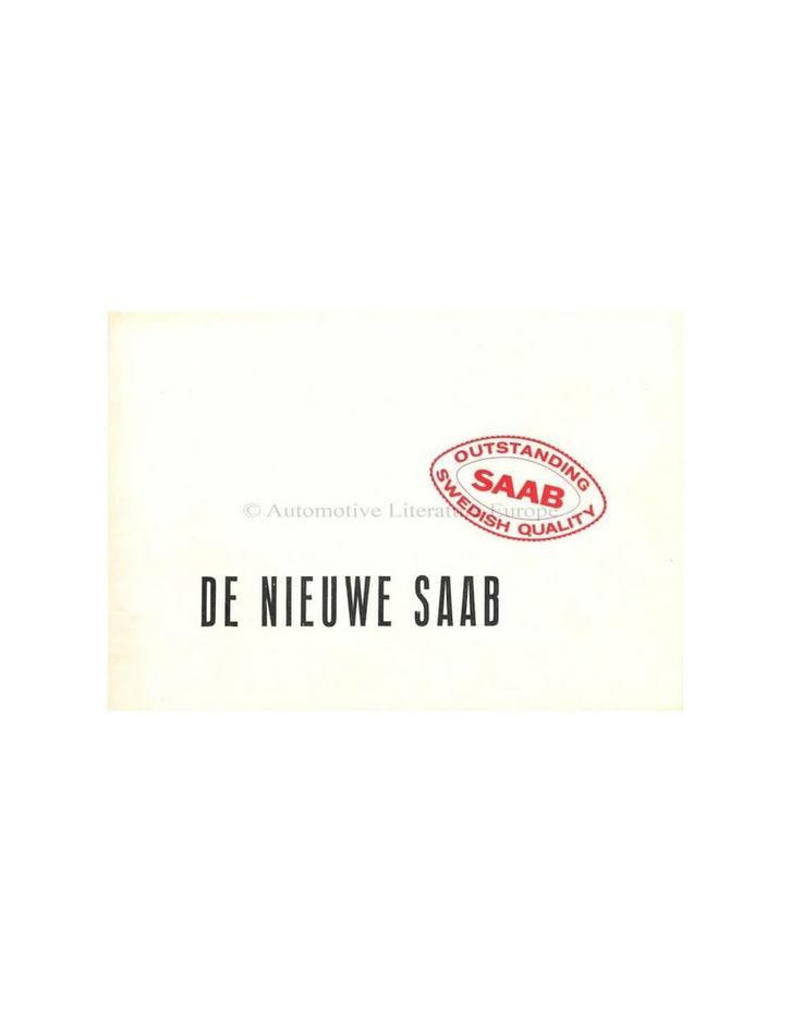1964 SAAB 95 BROCHURE NEDERLANDS, Boeken, Auto's | Folders en Tijdschriften