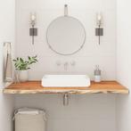 Wastafelblad Acacia 90x60cm | Retourdeal | 35% Korting!, Huis en Inrichting, Badkamer | Badkamermeubels, 75 cm of meer, Nieuw