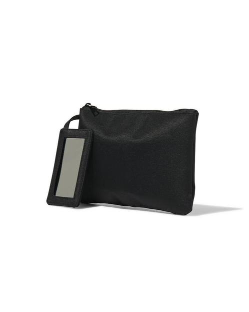 HEMA Make-up tas plat zwart 14x21, Sieraden, Tassen en Uiterlijk, Uiterlijk | Cosmetica en Make-up, Nieuw, Verzenden