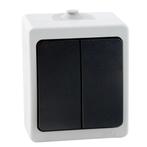 Duo tuimelschakelaar waterdicht - Opbouw, Hobby en Vrije tijd, Elektronica-componenten, Ophalen of Verzenden, Nieuw