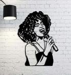 Prachtige handgemaakte Whitney Houston metal art