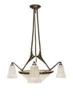 Art-Deco Hanglamp, Maynadier Hanglamp, Ophalen dan -25%, Antiek en Kunst, Antiek | Lampen, Ophalen of Verzenden